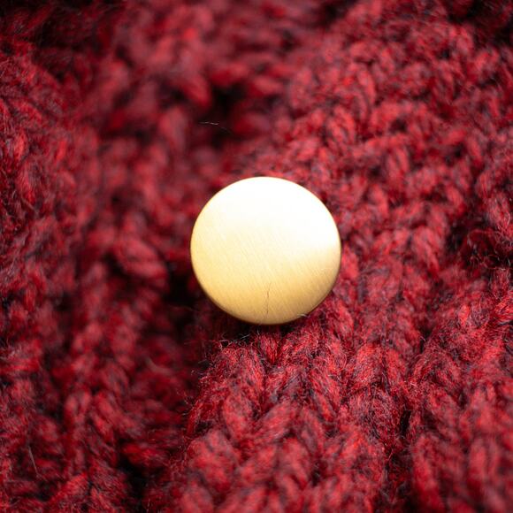 Red Cable knit Woodland Cape Sweater Vest One Size - Picture 6 of 6